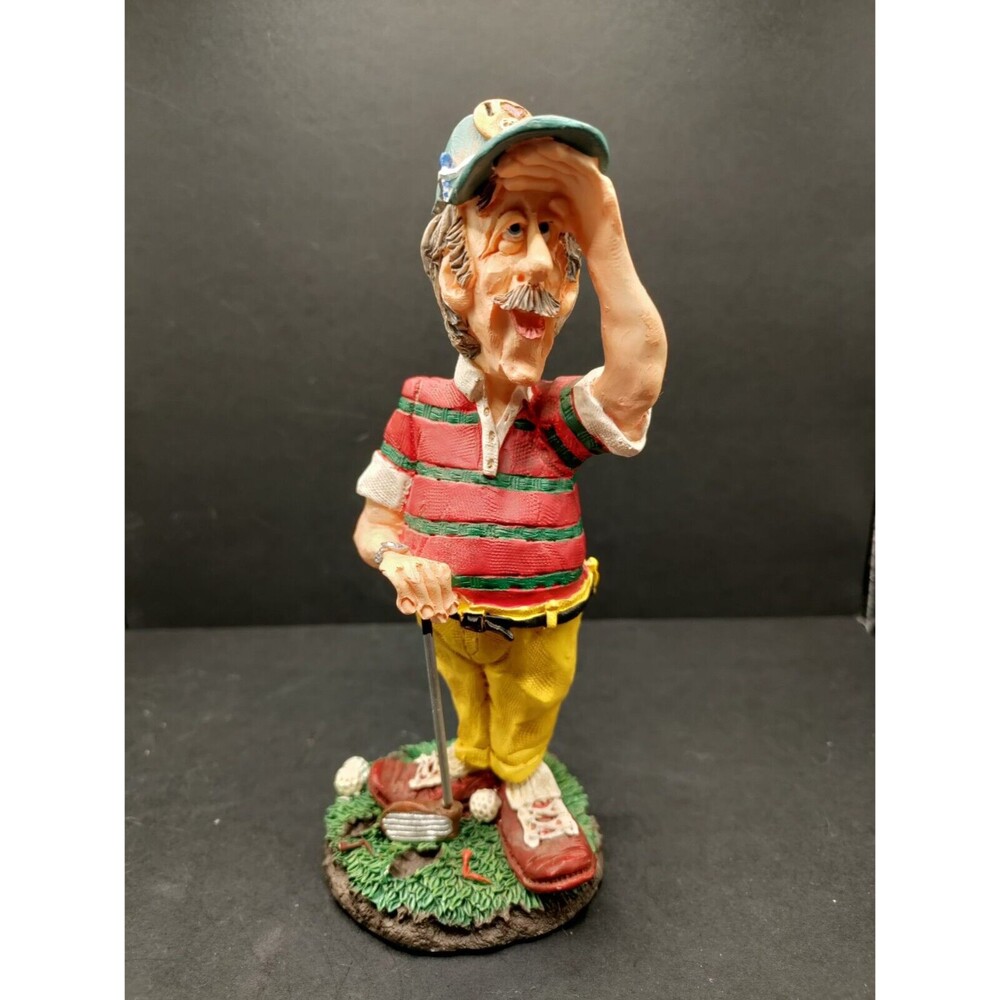 Russ Berrie Figurine Doug Harris "Eye On The Ball" #13183 6.5" Tall